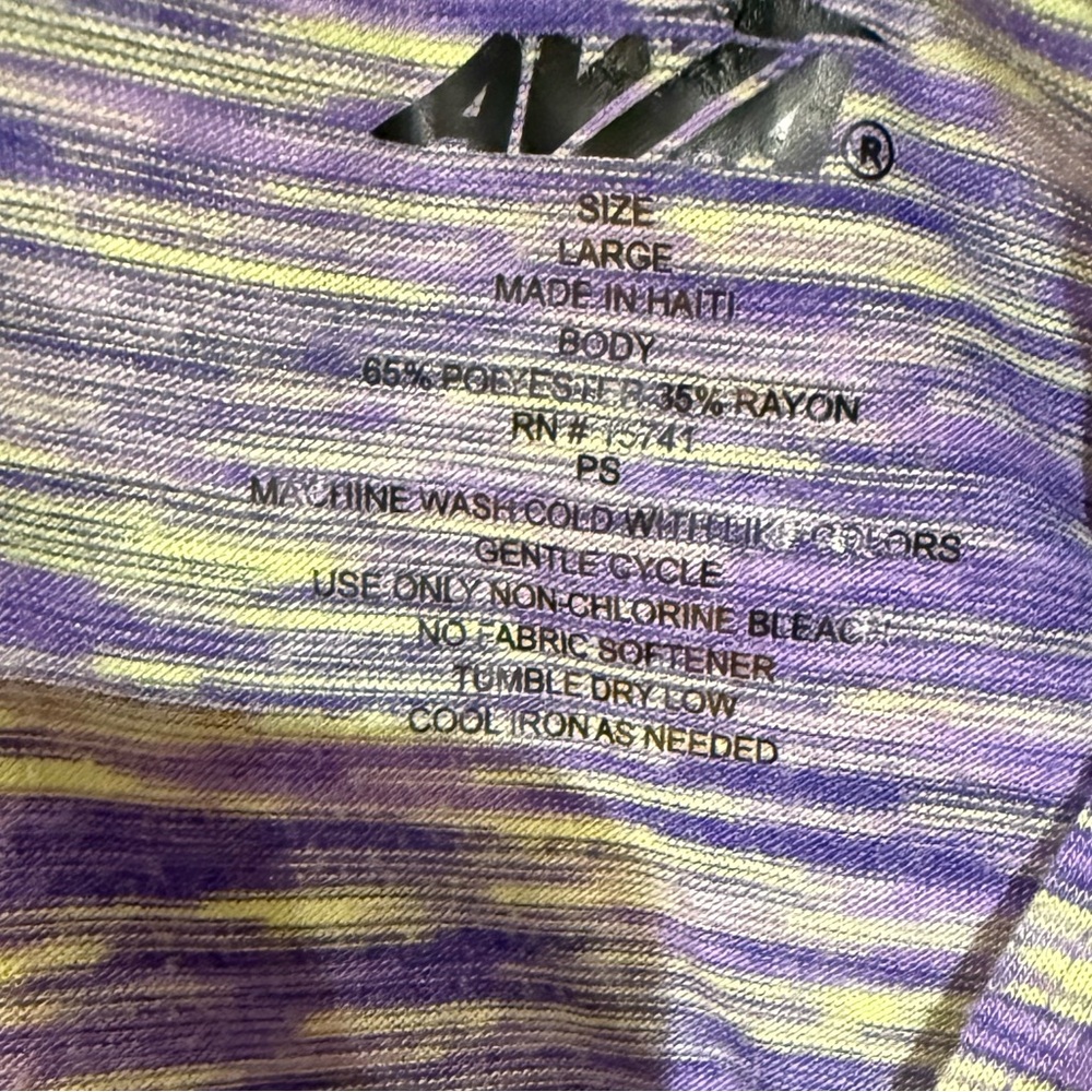 Avia Purple and Yellow Tank Top - Picture 4 of 4